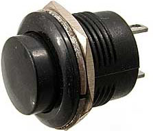 KK21 Кнопка CX-R13-507 (on)-off на замыкание, без фиксации, ф=16 мм, 3а 250в, 