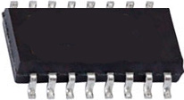Микросхема КР1407УД4 SO16 Счетверенный, малошумящий, низковольтный операционный усилитель 
