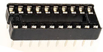 Панелька DIP-20S (SCS-20) шаг 2.54 мм интервал 7.62
