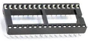 Панелька DIP-32W (SCL-32) шаг 2.54 мм интервал 15.24 мм