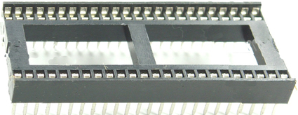 Панелька DIP-48W шаг 1.77 мм интервал 15.24