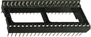 Панелька DIP-48W (SCL-48) шаг 2.54мм, интервал 15.24мм