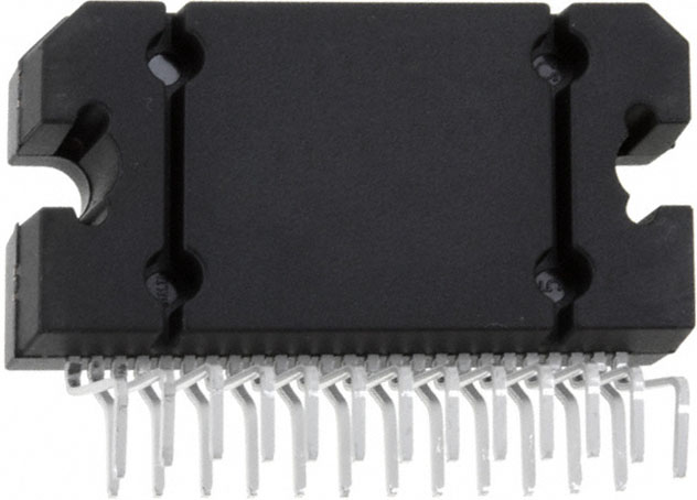 Микросхема TDA7381 ST Flexwatt25 4x18(30)W мостовой 4-канальный усилитель для автозвука. U 12-28v 