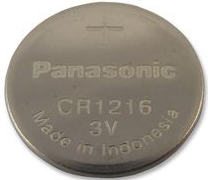 Элемент питания литиевый Panasonic CR 1216 3v