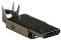 U62 Штекер Micro USB B-5PA на кабель, в экране 