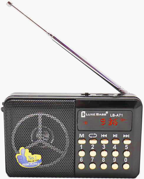 Радиоприемник аккумуляторный LUXE BASS LB-A71 + USB/ microSD/ BT, 5в, 3 Вт