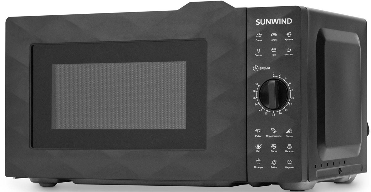 Микроволновая печь SUNWIND SUN-MW002 20л, 700 Вт