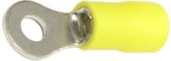G051F Кольцо О 9.5*4,3мм обжим 4-6мм с изол. RVL5.5-4 жёлтый 