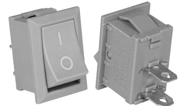 KR05a1 Выключатель KCD1-101-C3 on-off 2pin 6а 250в 17х12 мм, 