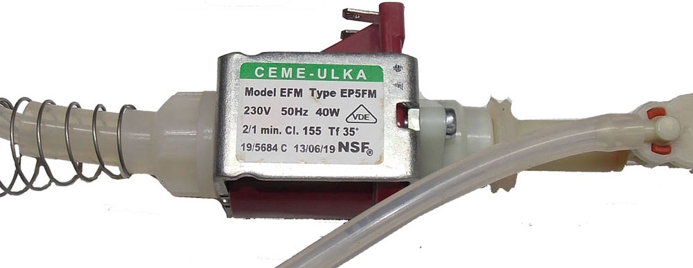Насос помпа вибрационный для кофеварок CEME-ULKA Model EPM Type EP5PM 230v 50 Hz 40 W 