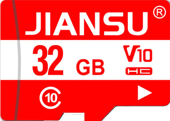 Флэш-накопитель инф. microSD 32Gb class 10 JIANSU с адаптером