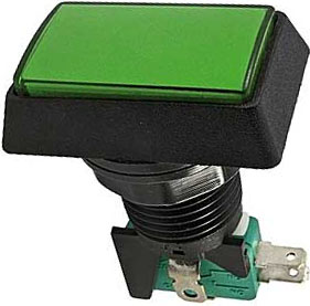 KK54b Микропереключатель с кнопкой GMSI-3B-R (on)-(off) без фиксации, ф=24 мм, подсветка 12в, 