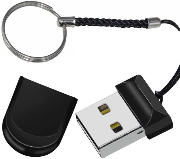 Флэш-накопитель информации USB 2.0 8 GB чехол+темяк