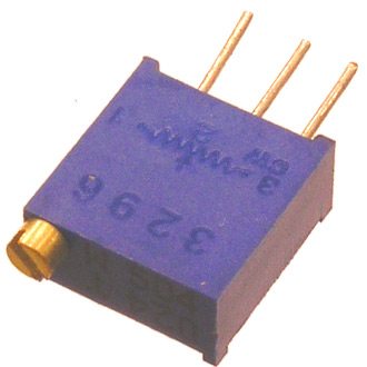 Резистор подстроечный 1м 0.5 Вт многооборотный 3296W, 
