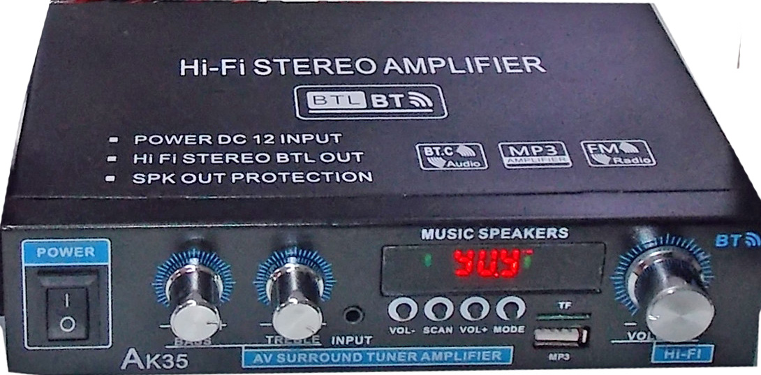  AK35 , USB, microSD, RCA  