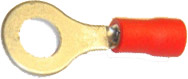 G053 Кольцо О 12x6,5мм обжим кабель 0,5-1,5мм с изоляцией, красный RV1.25-6 