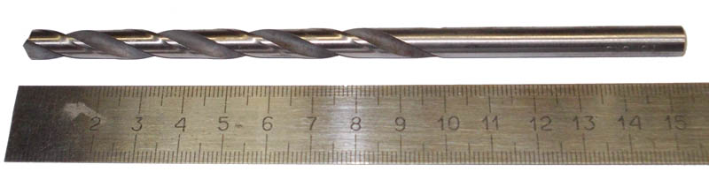 Сверло спиральное Ф7.2 мм длинное СССР
