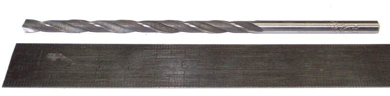 Сверло спиральное Ф4.8 мм длинное СССР Цена за 1 шт.
