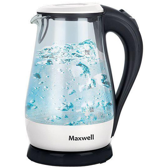 Чайник MAXWELL MW-1041 1.7л, 2200 Вт, стекло, без упаковки.