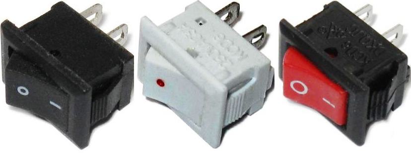 KR02 Выключатель RWB-101 SWR-41 mini. 2 pin, 2 положения. 