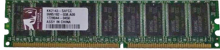 Оперативная память DDR 256 МБ 400 МГц 184pin 3200ГБ/с CL3 б/у