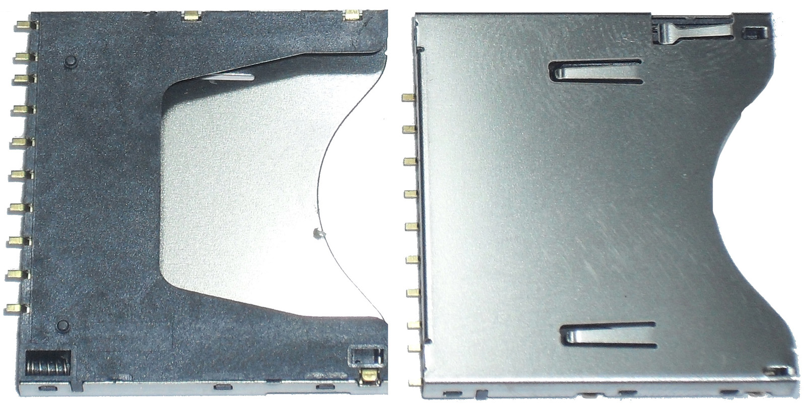 L75a Гнездо для SD-карты на плату 104D-TDAO 10pin 