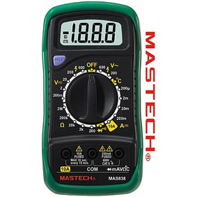 Мультиметр MASTECH MAS838, 