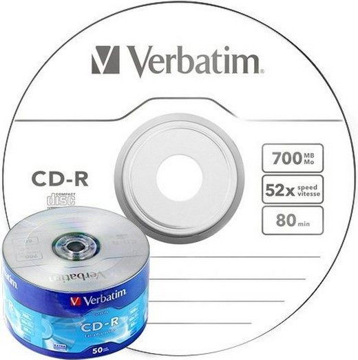 Диск CD-R Verbatim 52x