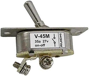 KU31 Тумблер В45М on-off  2 pin 27в 35а (аналог ППН-45 35а/27в) 