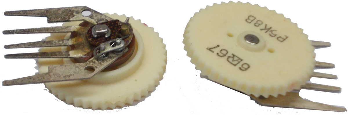 Резистор переменный  6K8 для карманных устройств, с выключателем 