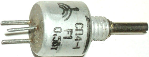 Резистор подстроечный 4,7к 0,125 Вт СП4-1 