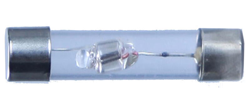 Лампа неоновая без балластного сопротивления, в корпусе. (в ~220v Требуется резистор не менее 50 Ком). 
