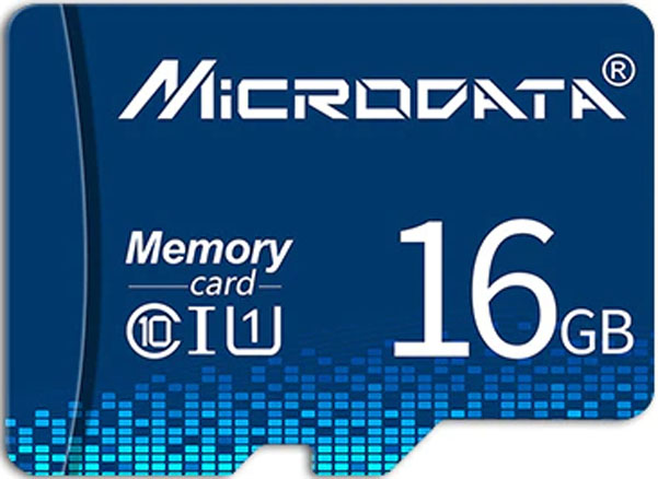 Флэш-накопитель инф. microSD 16Gb class10 MICRODATA с адаптером