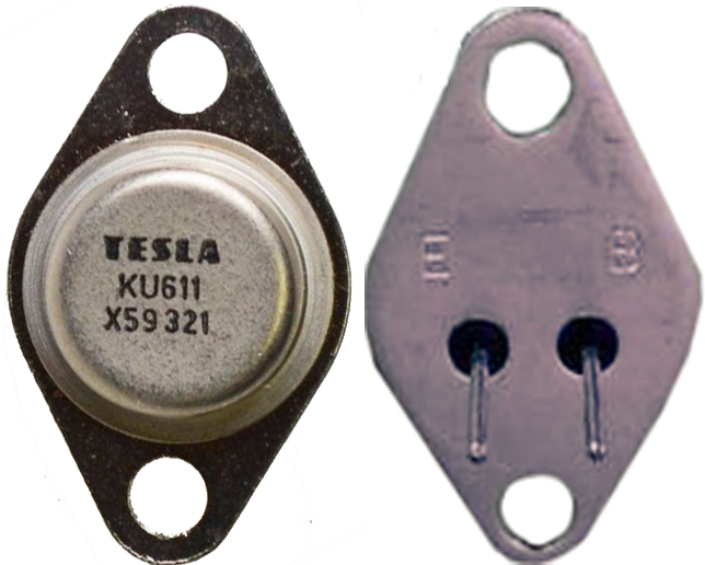 Транзистор KU611 TESLA =КТ801 (аналог) 