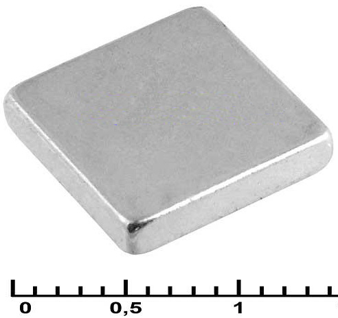 Магнит квадратный 10x10x2 мм N3