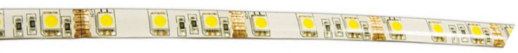 Светодиодная лента белая 6kK 5050*60шт 12v, ip65, 14.4Вт/1м, цена 1м, 