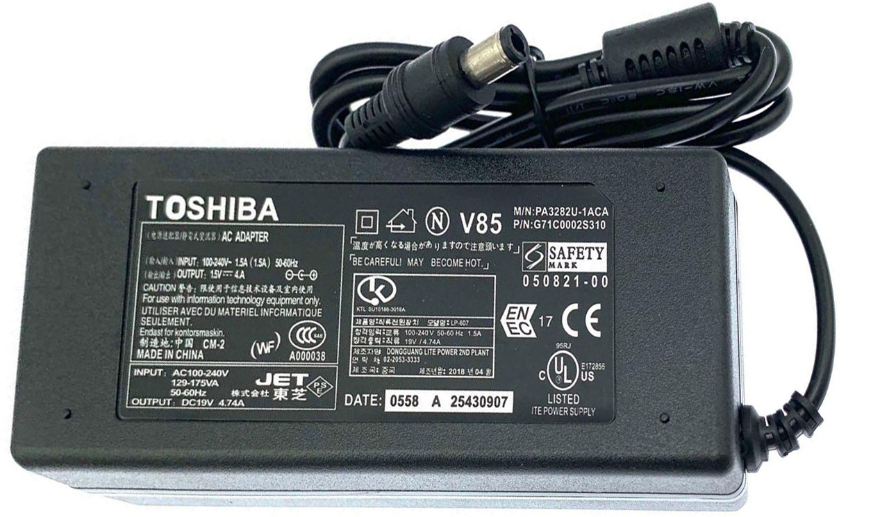 Блок питания 15v 4A Toshiba V85 6,3*3,3мм б/у 