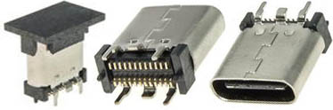 UC40 Гнездо USB3.1 TYPE-C 24PF-010 