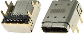 UC68 Гнездо USB3.1 TYPE-C 24PF-038 