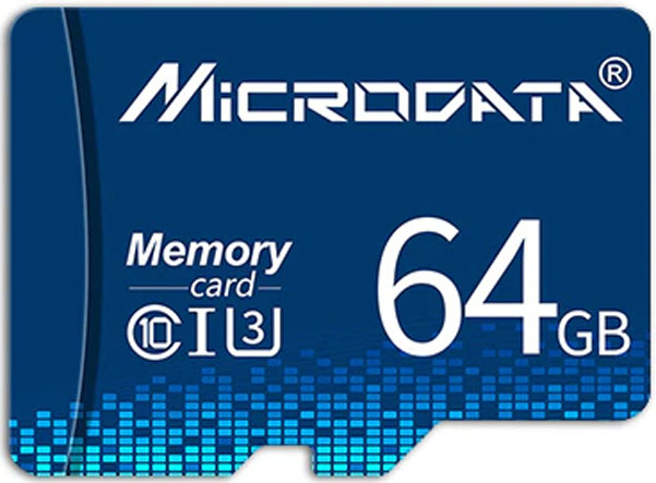 Флэш-накопитель инф. microSD 64Gb class10 MICRODATA с адаптером