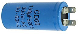 Конденсатор пусковой 150мкФ*~300V AC CD60 