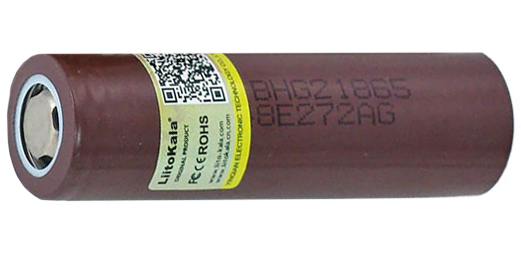 Аккумулятор Li 18650 3,6v 2500 mAH 20A LITOKALA (коричневые) 