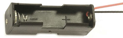H072c Бокс для 2 батареек R-6 двухуровневый BH322 AA 2x1 (BH603) 