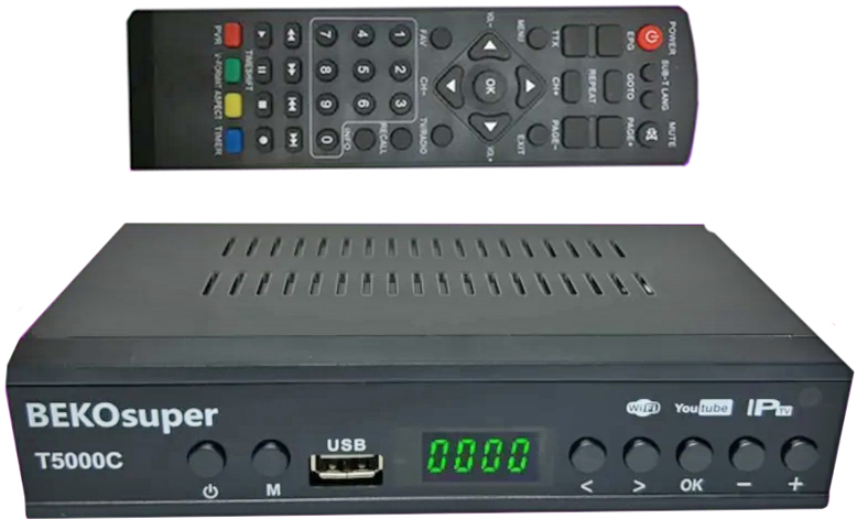 �������� ��-����� YASIN DVB T8000 � ������� �.�. �������� DVB-T2