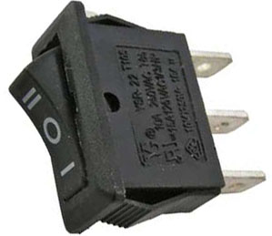 KR23 Выключатель KCD3-103-C6-B/3P on-off-on 3pin 15а 250в 14*24*30мм, 