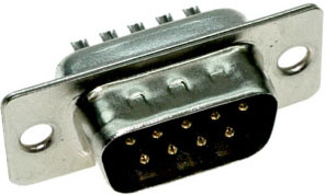 L01 Штекер DB-9m на кабель 9 pin 