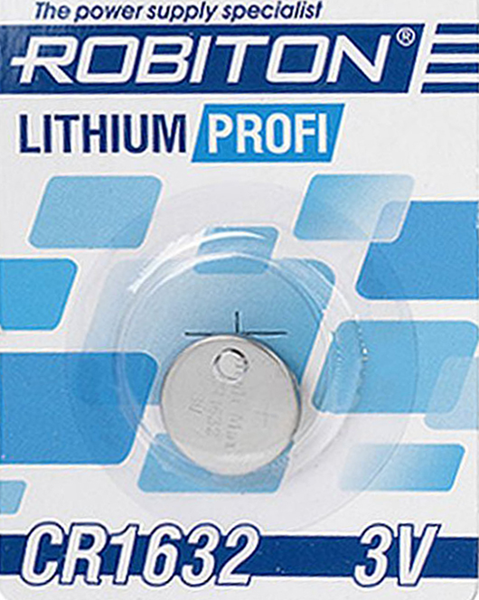 Элемент питания литиевый CR1632 ROBITON 3v