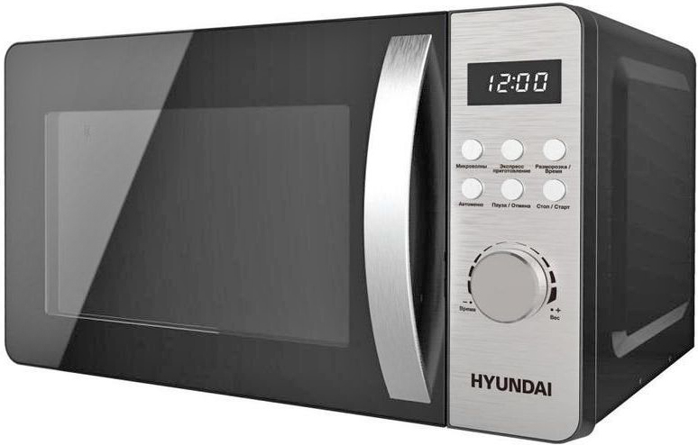 Микроволновая печь HYUNDAI HYM-M2071 электронное управление, 700 / 1150W, 20 л, отложенный старт,