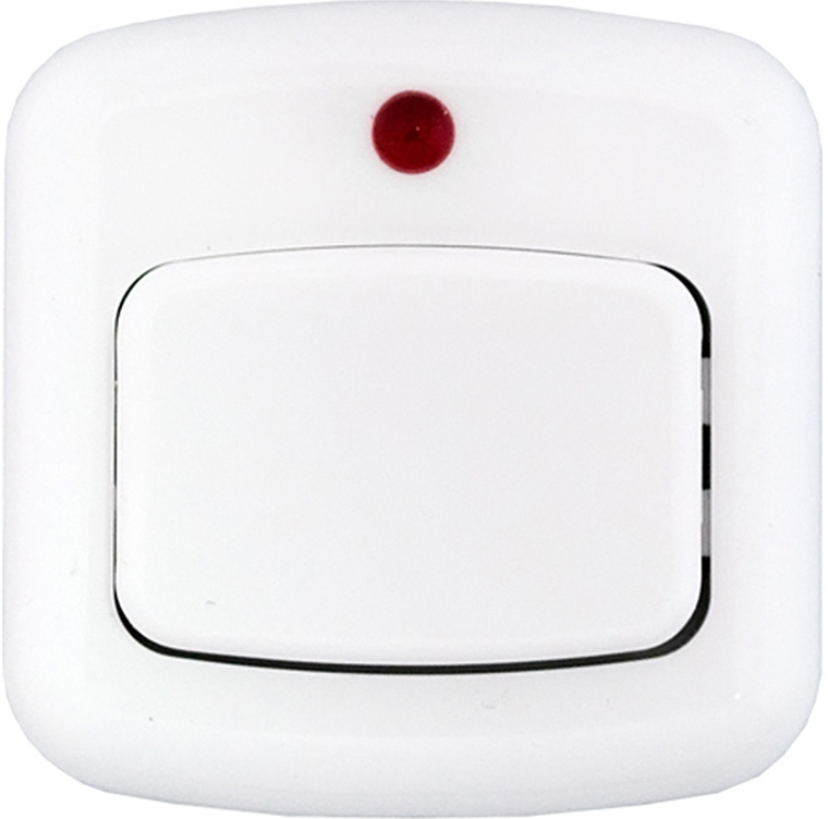 Кнопка звонка BYLECTRICA A1 1-893 off-(on) на замыкание, для электрического звонка со световой индикацией, 