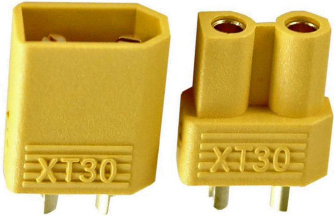 H130d Комплект разъёмов питания XT30 (ток до 30 ампер) 
